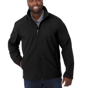 Trimark TM19534 Men's MAXSON Softshell Jacket Black Size L (New)